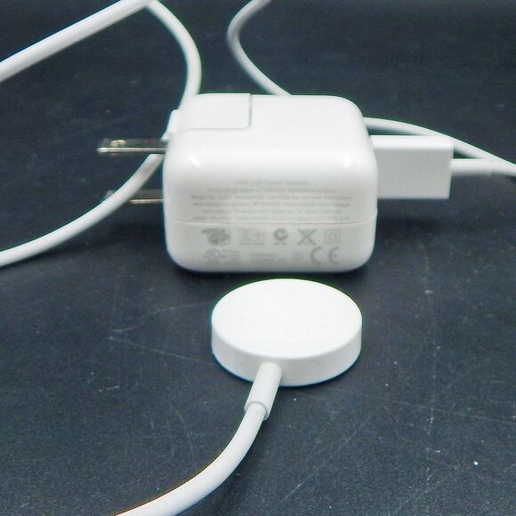 Apple Watch Magnetic Charger USB-A Cable 10W USB AC Power Adapter - Picture 3 of 6